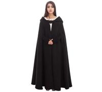 GRACEART Longue Cape à Capuche Poncho Veste Blouson Manteau Robes Chaude