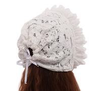 GRACEART Pèlerin Bonnet Chapeau Femme de ménage Cosplay Costume Accessoires