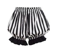 GRACEART Shorts Casual Pantalon en Coton et Dentelle pour Filles Pantalons de sécurité Cosplay Lolita Bloomers (L)