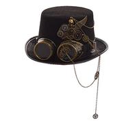 GRACEART Steampunk Chapeau Accessoires Halloween Cosplay (58 Circonférence)