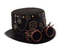 GRACEART Steampunk Haut Chapeaux avec des lunettes (divers styles)