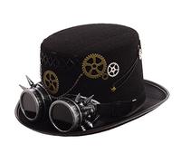 GRACEART Steampunk Haut Chapeaux avec des lunettes (divers styles)