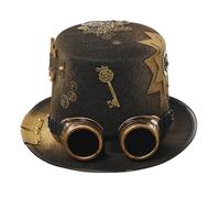 GRACEART Steampunk Haut Chapeaux avec des lunettes (divers styles) (M, style03)