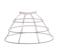 GRACEART Triangulaire Crinoline Cerceau Cage Jupe Sacoche (Blanc)
