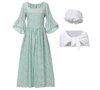 GRACEART Victorien Femme de Chambre Pioneer Robe Coloniale Femme Costume