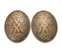 GRACEART Viking Broche Médiévale (1 paire)