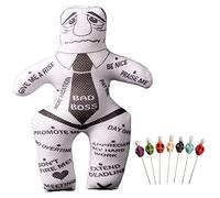 GRACEART Voodoo Doll Revenge Spell de 22,9 cm avec 7 épingles en forme de crâne (Style-B Mauvais patron))