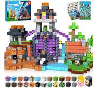 GraceDuck Blocs de Construction Magnétiques - 150 Pièces - Château de Forêt Ténèbres - Jouets Magnétiques Créatif pour Enfants - Cadeaux de Pâques - Jouets Sensoriels STEM pour Garçons et Filles
