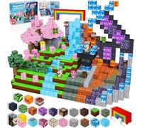GraceDuck Blocs Magnétiques - 150 Pièces - Château de forêt Sombre - Jouets Magnétiques pour Tout-Petits Montessori - Cadeaux de Noël et d'anniversaire - Jouets Sensoriels STEM pour Garçons et Filles