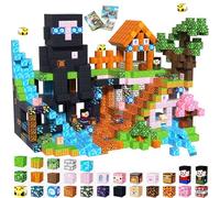 GraceDuck Lot de 200 blocs magnétiques - Château de forêt sombre - Jouets magnétiques pour tout-petits Montessori - Cadeaux de Noël et d'anniversaire - Jouets sensoriels STEM pour garçons et filles de