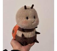 Graceever 20cm Peluche Mignonne en Forme de Coccinelle à Sept étoiles, Jouet en Peluche Doux pour soulager Le Stress, Compagnon pour Enfants, Coton PP, décoration de la Maison