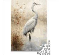 Graceful Crane Puzzle 1000 Pièces Educa Jouet en Bois Divertissement Créatif De l'art De La Décoration Jeu Éducatif Challenge Toy Adultes & Enfants des 14 Ans 1000pcs (75x50cm)