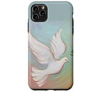 Graceful Peace Dove/Pastel/Branches d'olivier Coque pour iPhone 11 Pro Max