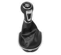 GRACEGALAXY Pommeau de levier de vitesse 6 vitesses noir pour Seat Altea (2004-2010), Altea XL (2006-2015), Leon II (2005-2012), Toledo III (2004-2009)