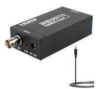 GRACETOP Convertisseur SDI vers HDMI, SDI vers HDMI, convertisseur SDI, Adaptateur SDI vers HDMI, Adaptateur SD-SDI/HD-SDI/3G-SDI pour Appareil Photo, Home cinéma