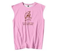 Gracie Abrams That's Just The Way Life Goes Débardeur unisexe sans manches pour homme et femme, rose, S
