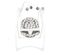 Graco Balançoire Lovin' Hug de la Naissance à 6 Mois Environ (9 kg), 6 Vitesses de Balancement, 4 Positions d'inclinaison, 10 mélodies et Sons de la Nature, Motif Parade