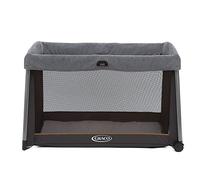 Graco FoldLite™ Lit de Voyage, de la Naissance à 3 Ans Environ (0-15 kg), Pliable, léger, Sac de Transport, Gris/Noir, Shadow