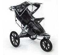 Graco Jogging Stroller Weather Shield, Baby Rain Cover, Universal Size to fit Most Jogging Strollers, Waterproof, Windproof, Ventilation,Protection, Pram,Vinyl, Clear, Plastic