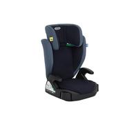 Graco Junior Maxi i-Size R129 rehausseur à dossier haut, env. 3,5-12 ans (100-150 cm), accoudoirs et appui-tête réglables en hauteur, léger, avec porte-boisson, bleu, Navy