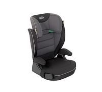 Graco Logico L i-Size R 129, Rehausseur de siège auto léger à dossier haut, Stature de 100 à 150 cm (environ 3 ans 1/2 à 12 ans) installation avec ceinture de sécurité, noir, Midnight