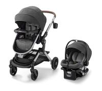 Graco Modes Nest Système de voyage, comprend une poussette pour bébé avec siège réversible réglable en hauteur, un mode landau, un cadre en aluminium léger et un siège auto SnugRide 35 Lite Elite pour