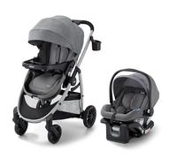 Graco Modes, système de voyage pour landau, comprend une poussette pour bébé avec mode landau, siège réversible, pliage à une main, rangement supplémentaire, plateau pour enfant et siège auto SnugRide