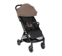 Graco Myavo Poussette de voyage légère avec pliage rapide, de la naissance à environ 4 ans (0-22 kg), se plie rapidement, tient debout une fois pliée, habillage pluie inclus, marron, Fossil