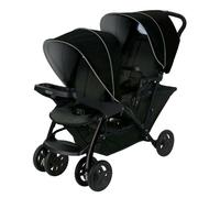 GRACO - Poussette Double Stadium Duo Noir et Gris