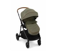 Graco Near2Me Poussette (de la naissance à 3 ans environ, 0 à 15 kg) avec fonction Slide2Me, chancelière de luxe et housse de pluie Gris