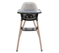 Graco Presti Chaise haute 3 en 1 (6 mois à environ 27,3 kg/6 ans), légère à 4,75 kg, pliable compacte, facilement portable, 3 modes différents pour la longévité, gris steeple fashion
