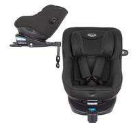 Graco® Seggiolino auto Girevole 360 Turn2Me i-Size R129, con riduttore e base Isofix Midnight