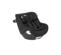 Graco SnugGo i-Size R129, siège auto rotatif à 360° ISOFIX, de 40 à 105 cm (de la naissance jusqu'à environ 4 ans), harnais à 5 points et position allongée, barre anti-rebond, noir, Midnight