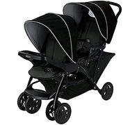 GRACO - Poussette Double Stadium Duo Noir et Gris