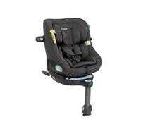 Graco - Turn2Me™ DLX i-Size R129 Siège auto évolutif 2 en 1 ISOFIX avec rotation à 360°, 40 à 105 cm (de la naissance jusqu'à 4 ans environ), couleur Iron