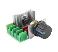 Gradateurs de gradation ca 220V 2000W avec bouton de commande, contrôleur de vitesse du moteur, Thermostat haute puissance, Module de régulateur de tension électronique