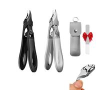 Graddi Ingrowfix Pro，Slanted Nail Clippers, Specially Designed for Cutting Thick and Hard Nails，Sharp, Long Handle Wide ，No Damage to Flesh，Suitable for A Wide Range of People (2PCS)