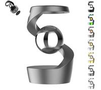 Graddi Kinetic Dream, Gravity-Defying Spin & Calming Optical Illusion, Kinetic Desk Sculpture Toys, Desk Toys for Office, Crafted in Metal, Relax Your Mind, for Offices Room (C)
