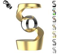 Graddi Kinetic Dream, Gravity-Defying Spin & Calming Optical Illusion, Kinetic Desk Sculpture Toys, Desk Toys for Office, Crafted in Metal, Relax Your Mind, for Offices Room (D)