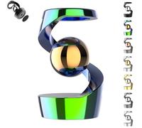 Graddi Kinetic Dream, Gravity-Defying Spin & Calming Optical Illusion, Kinetic Desk Sculpture Toys, Desk Toys for Office, Crafted in Metal, Relax Your Mind, for Offices Room (G)