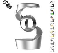 Graddi Kinetic Dream, Gravity-Defying Spin & Calming Optical Illusion, Kinetic Desk Sculpture Toys, Desk Toys for Office, Crafted in Metal, Relax Your Mind, for Offices Room (B)