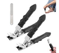 Graddi Orthoclip, Solymall/Sheremart/Shirem/Dotmalls/Libiyi Ortho Clip, Coupe-ongles Courbé, Coupe-ongles Ergonomique À Long Manche (2 pièces)