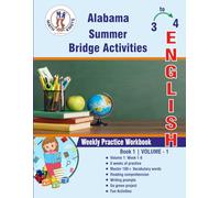 GRADE 3 TO 4 : ALABAMA Summer English Bridge Activities