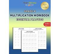 Grade 4 Multiplication Workbook: Essential Practice with Multi-Digit Multiplication, Long Multiplication, Regrouping, Answer Key, and Bonus Multiplication Chart (Ages 9-10)