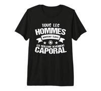 Grade caporal Cadeau drôle Militaire armée T-Shirt Haut de Gamme