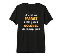 Grade Militaire Colonel Homme Humour Colonel T-Shirt Haut de Gamme