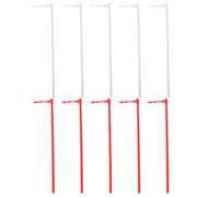 GRADENEVE 10 Ensembles de Tiges en Plastique pour Fabrication de Moulins à Vent, Accessoires Réutilisables et Lisses sans Bavure, pour Projets DIY et Décoration de Jardin