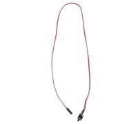 GRADENEVE 10 Pièces Bouton Marche Arrêt Pc, Câble D’Alimentation ATX pour Ordinateur, Bouton de Réinitialisation, Abs, 28awg, Rouge, pour Boîtier PC et Architecture ATX, Touche Légère