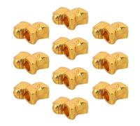 GRADENEVE 10 Pièces Pendentif Charme Amulette Symbolique Cheval pour Bracelet et Bijoux en Alliage Doré Décoration Festive Nouvel An Chinois 2026