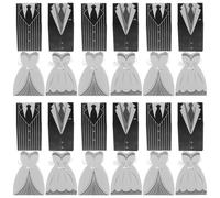 GRADENEVE 100 Pièces Boîtes de Dragées pour Mariage en Papier Ruban de Soie, Élégantes et Délicates, pour Banquets et Fêtes, Coffrets Multi-usages pour Invités